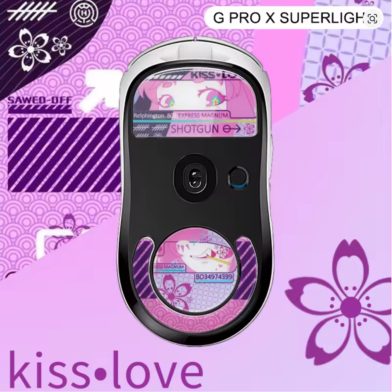 Logitech GX Pro Superlight 1 glass slides