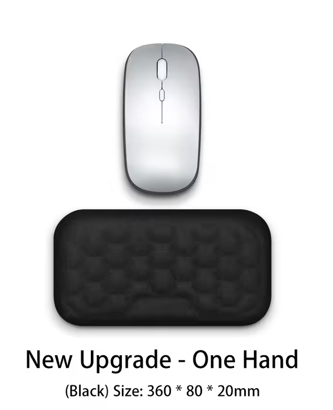 ErgoCush Wrist Pad – Memory Foam Support for Mouse Use