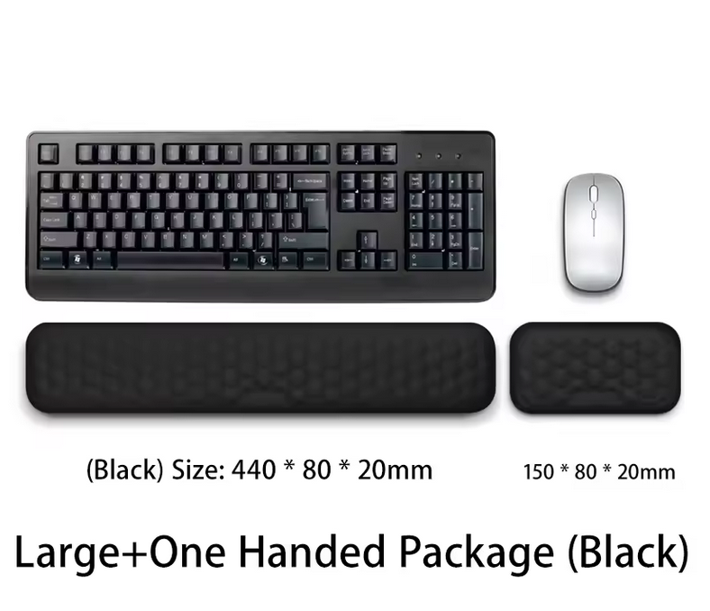 ErgoCush Wrist Pad – Memory Foam Support for Mouse Use