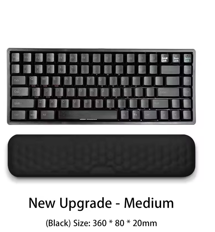 ErgoCush Wrist Pad – Memory Foam Support for Mouse Use