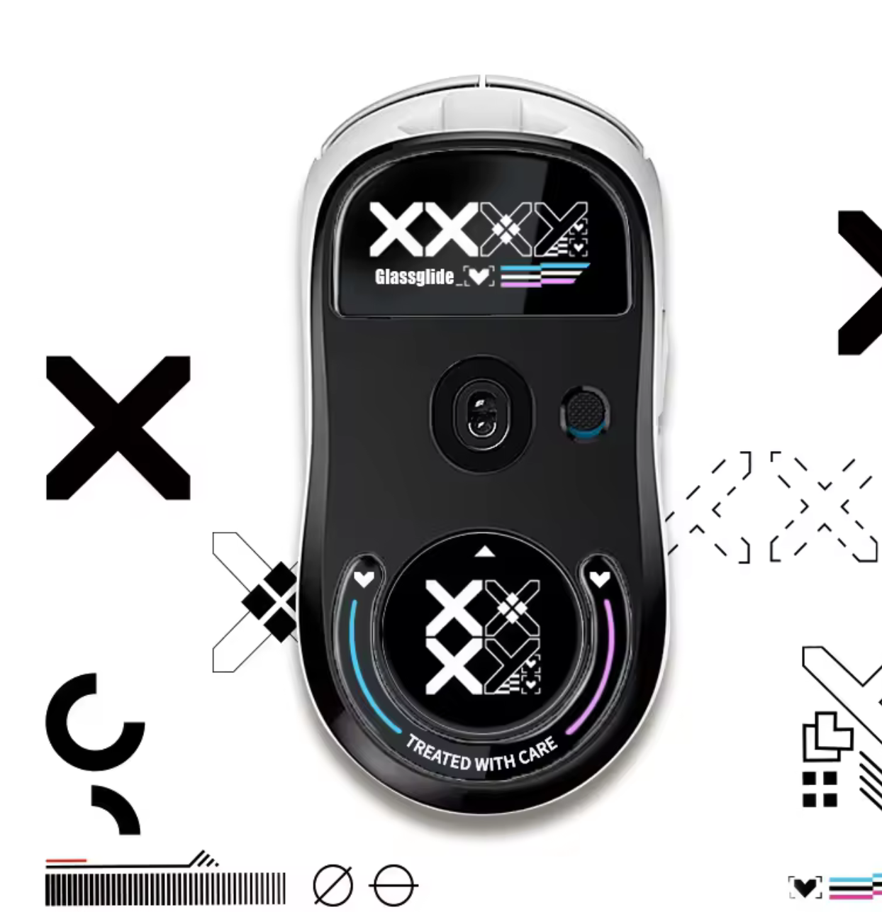 Logitech GX Pro Superlight 1 glass slides