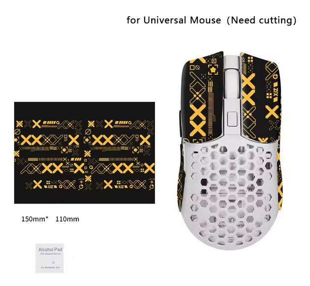 Anti-slip, sweat-resistant sticker for all mice, universal