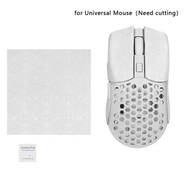 Anti-slip, sweat-resistant sticker for all mice, universal