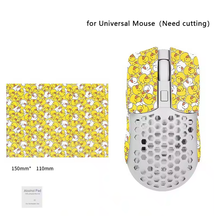 Anti-slip, sweat-resistant sticker for all mice, universal