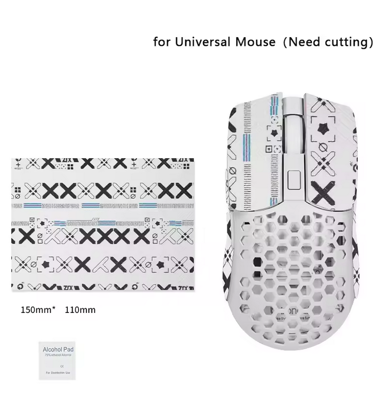 Anti-slip, sweat-resistant sticker for all mice, universal